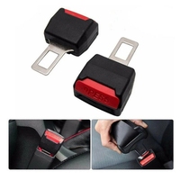 2 PCS Car Seat Belt Clip Extender Safety Seatbelt Lock Buckle Plug Thick Insert Socket Extender Safety Buckle