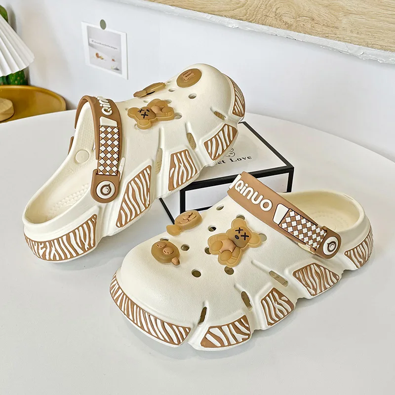 Women's Summer EVA Clogs - Breathable & Lightweight, Fashionable Hollow-Out Design, Versatile for Beach and Gardening