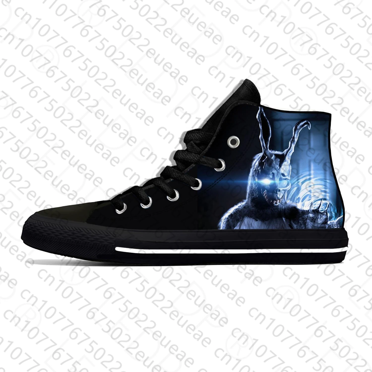 Zapatos de tela informales de película Donnie para hombre y mujer, zapatillas ligeras y transpirables con estampado 3D de Darko Frank Bunny Horror para Halloween