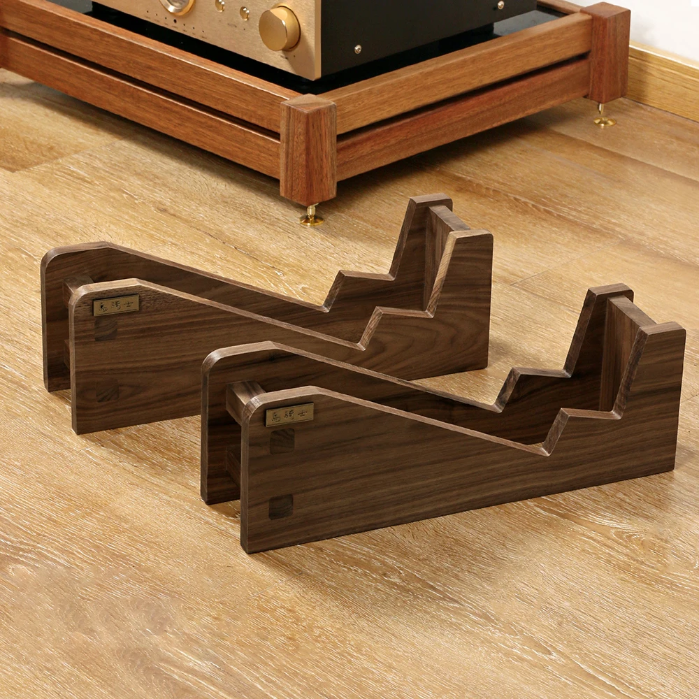 2PCS HiFi Audio Center Speaker Subwoofer Box Frame Rack Shock Absorber Racks Isolation Spike Feet Stand