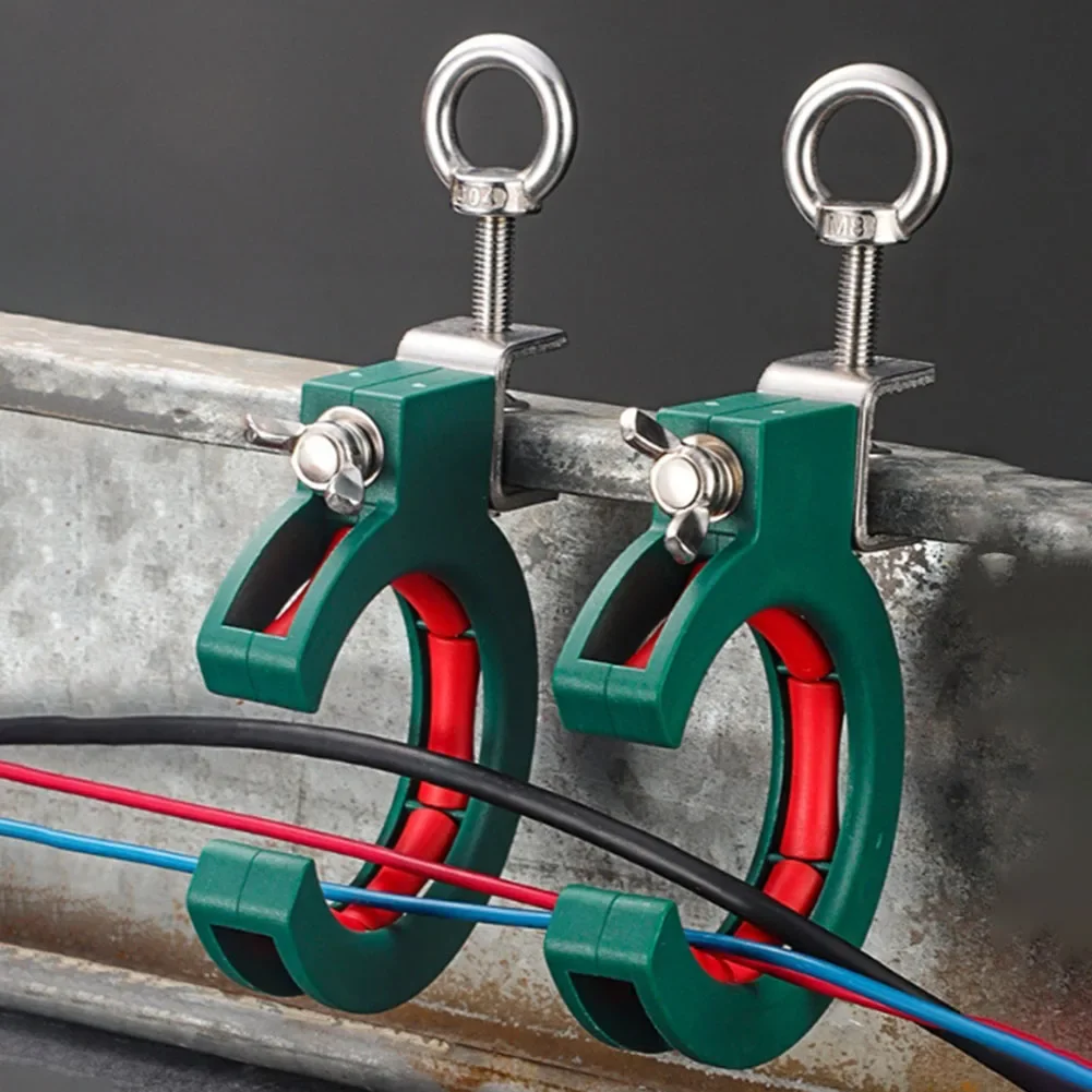 

Auxiliary Tool Bridge Pulley High Hardness Labor-Saving Large Diameter Hole Smooth Operation Stainless Steel Material As Picture