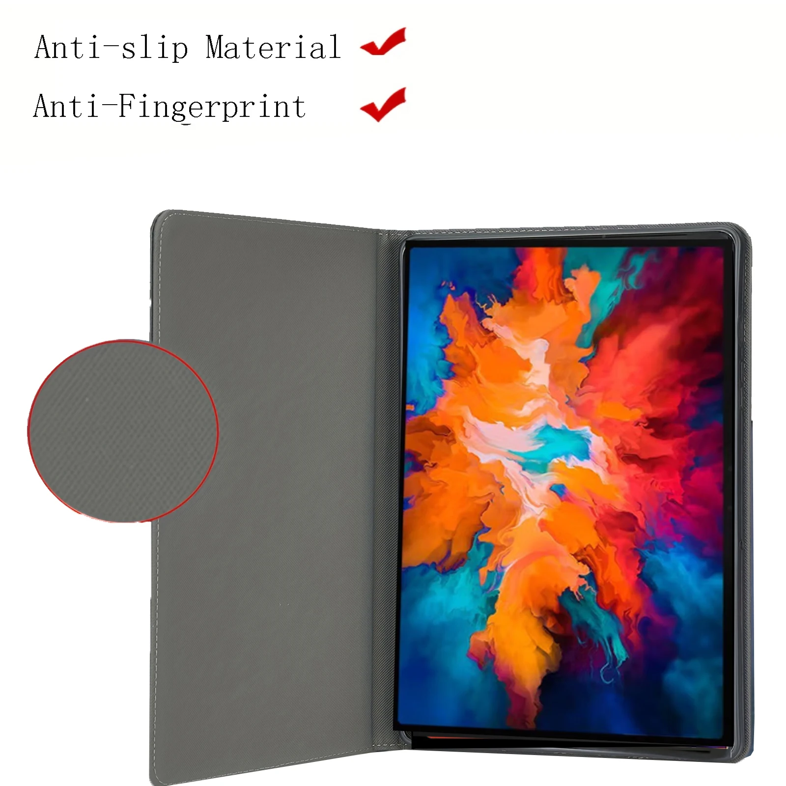 Tablet Case for Lenovo Tab Pro 11.5inch 2020 Protective Cover Kickstand Function Shockproof (PU leather+ TPU Cover)