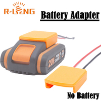 Power Wheel DIY Battery Converter Adapter for Worx 4pin Lithium Battery 14AWG for Rc Car Rc Truck,DIY use(NO Battery )