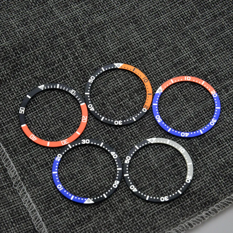 

Замените аксессуары для часов Seiko. Алюминиевое стальное кольцо. Титановый корпус SUB, двухцветное кольцо.