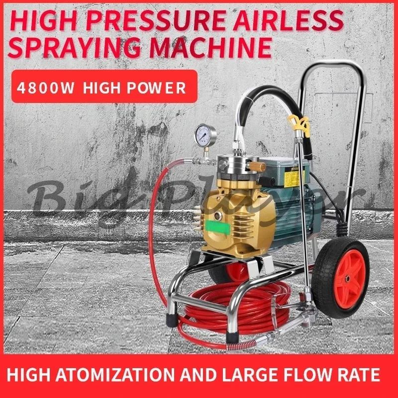 

3500W 10L Electric High-pressure Airless Spraying Machine with High Flow Power Spray Tool Spraying Equipment