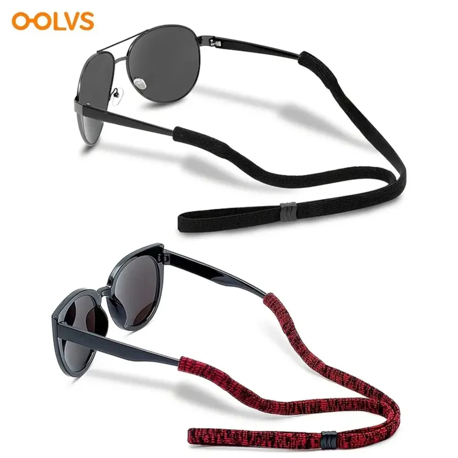 3pcs Adjustable Sports Glasses with Glasses Chain - Secure and Convenient Eyewear Solution