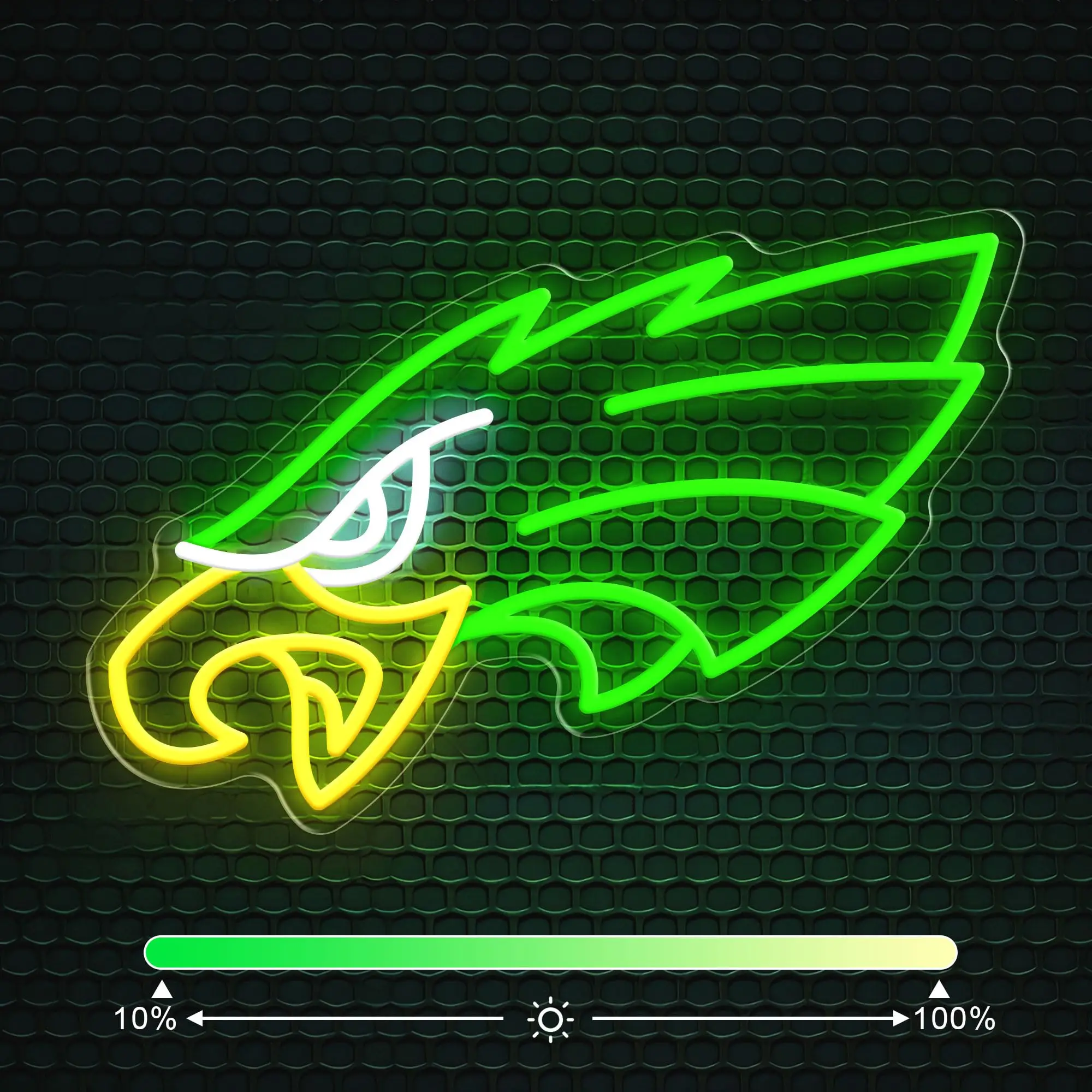 

Eagle Neon Signs Football Team Led Neon Sign Wall Decor, Animal Preppy Lights for Man Dorm Room Pub Decor Party Sport Fans Gifts