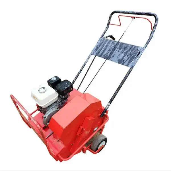 Lawnmowers Garden Machinery Drilling Equipment Gasoline Aerators Hand Push grass Lawn Punching Machine for Garden Maintenance