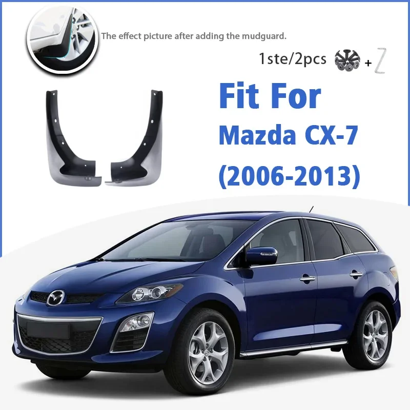 

For Mazda CX7 CX-7 2006 2007 2008 2009 2010 2011 2012 2013 Mud Flap Guards Splash Mudguard Fender Mudflaps Car Accessories 4pcs