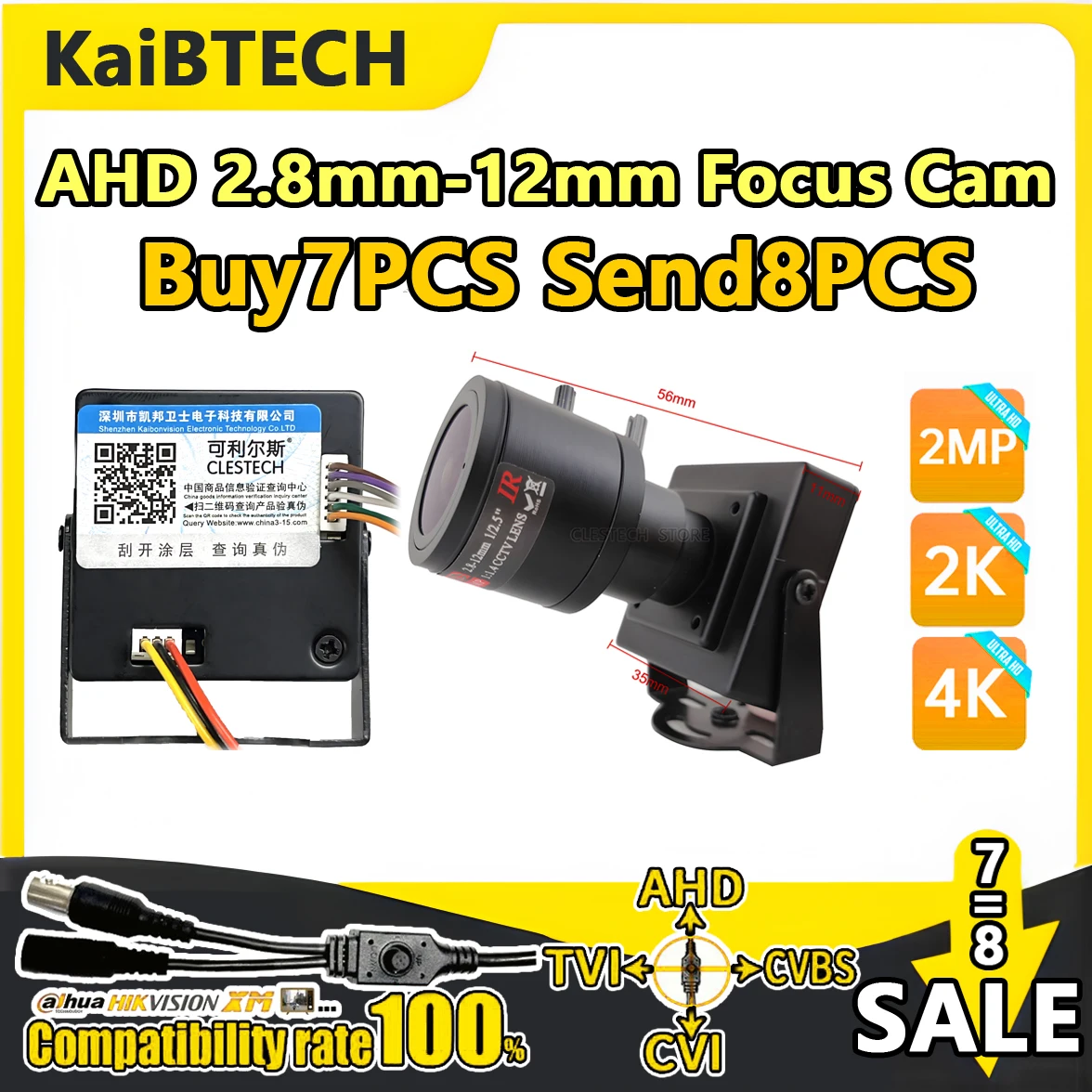 Zoom 2.8-12Mm Ahd/T…
