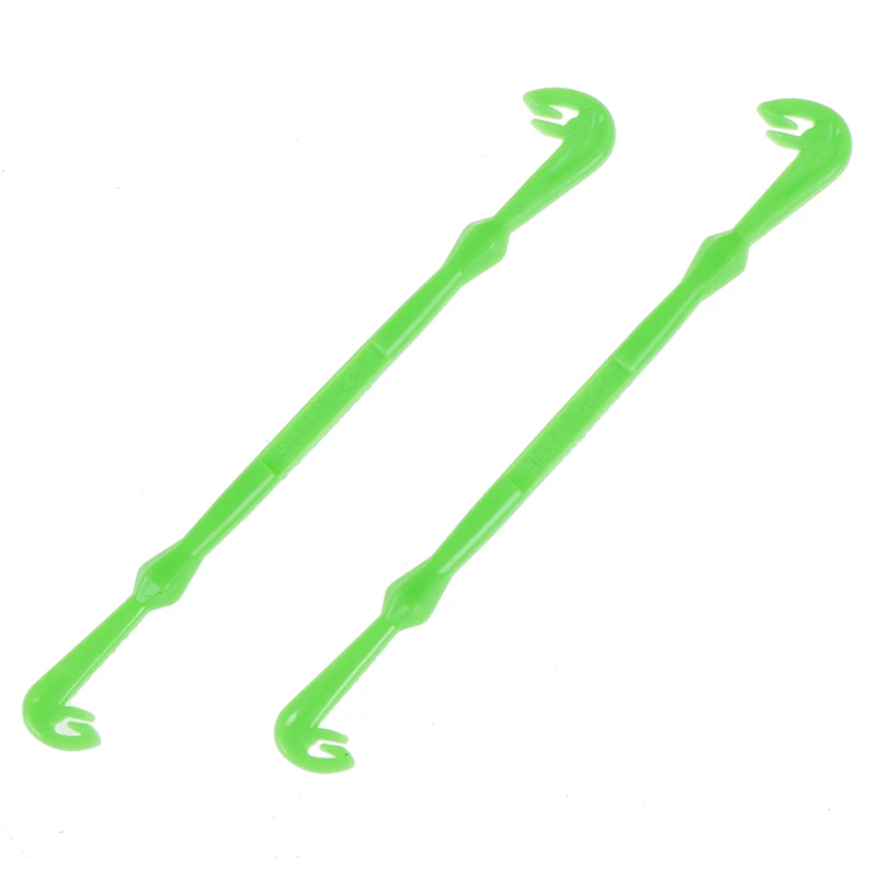 2 pcs Easy Tool Tyer & Disgorger Hook Loop Fast Tie Tying Knot Tool for Fly Fishing Hook Green Plastic Level Line Tool Kit
