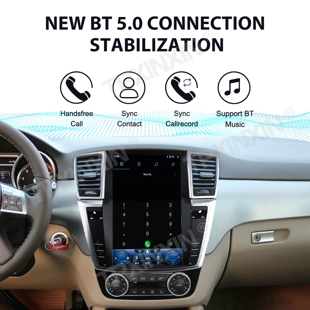 Car Central Control Screen For Mercedes Benz ML 2012~2015 Android Carplay Car Radio Stereo Player GPS Navigation Head Unit