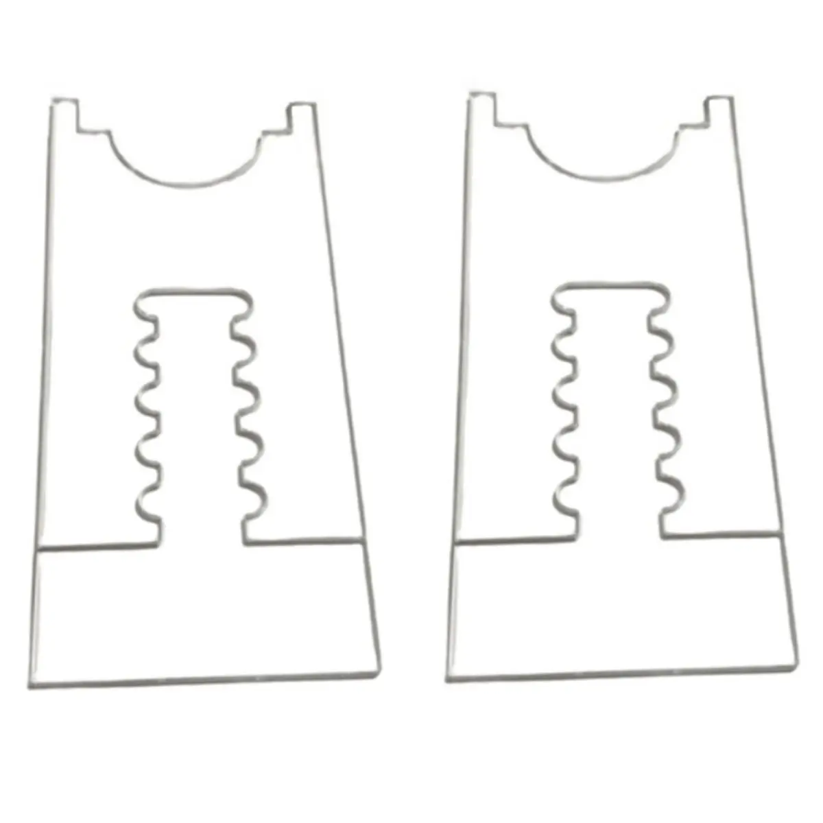 Adjustable Clear Acrylic Wall Spacer (2-Pack) 6.69