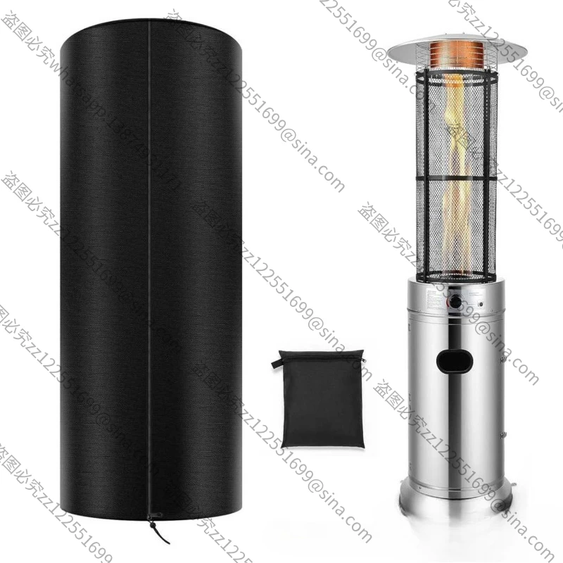 Suitable for Patio HeaterCovers,Cylindrical Heater Covers 600D Oxford Cloth,Waterproof and Dustproof Belt Zipper and Storage Bag