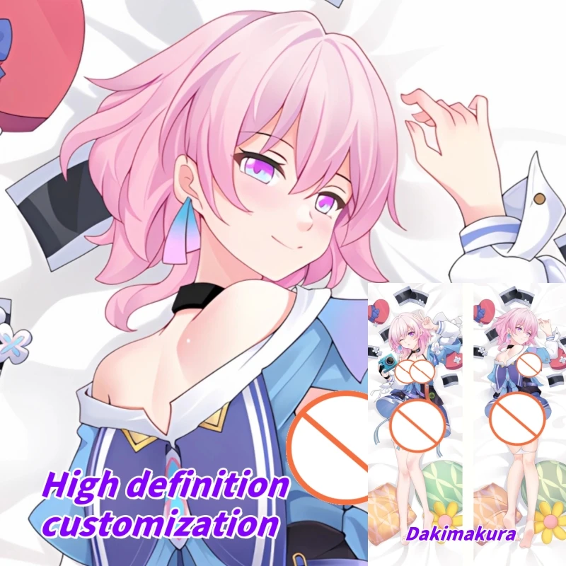 

Dakimakura Anime Pillow Case Honkai: Star Rail March 7th Double-sided Print Of Life-size Body Pillowcase Gifts
