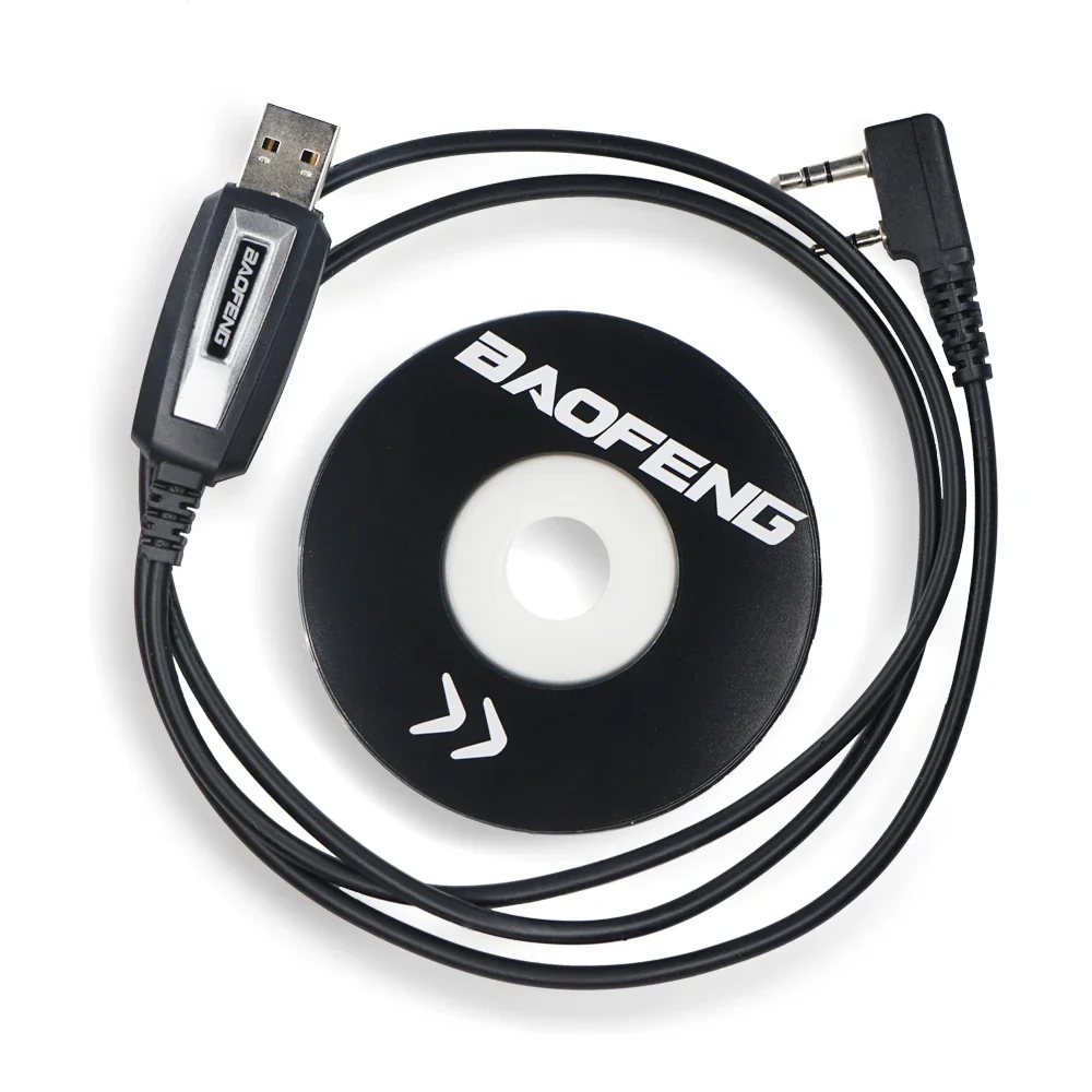 Baofeng-Cable de programación USB para Radio bidireccional, dispositivo Original para UV-5R Pro BF-888S, UV-82, UV82, UV-3R plus, con controlador,