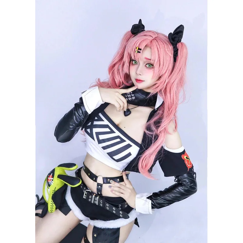 ニコール・デマラによるゲーム「ゼローズ・リーマル」のコスプレ衣装、ハロウィンアニメ展示会パーティーに最適