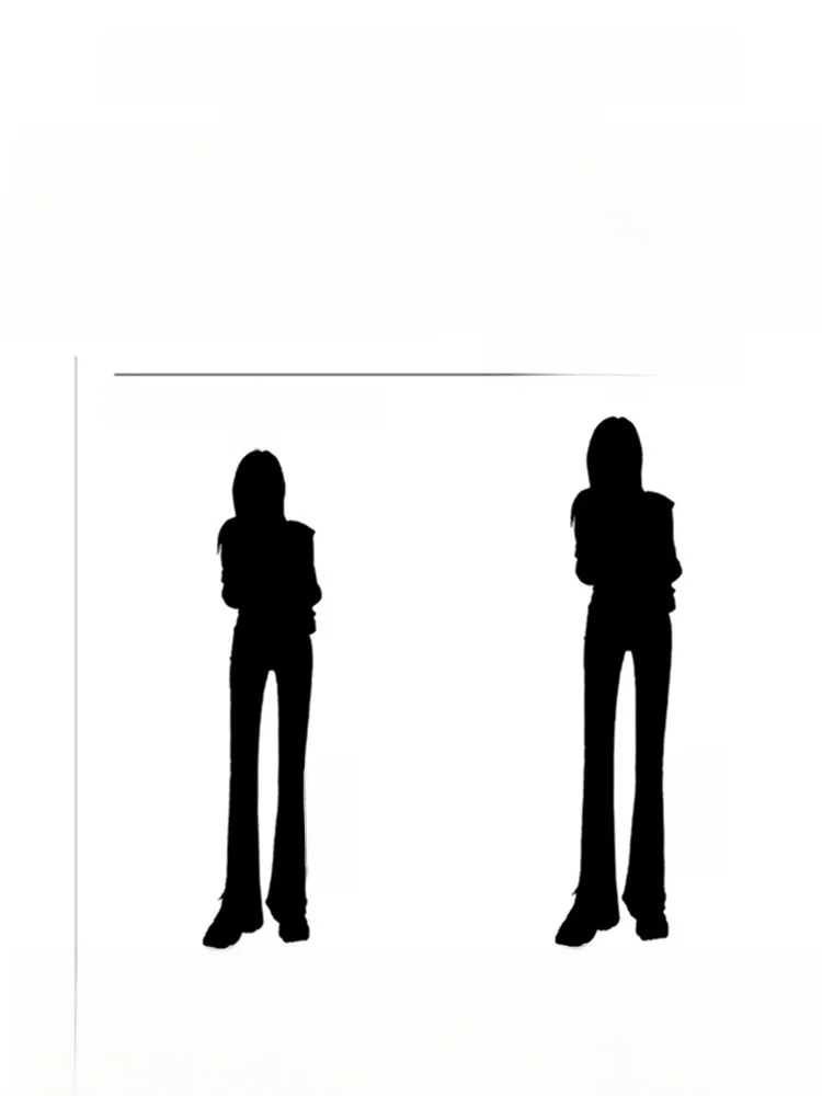 American sle leopardo impressão perna larga jeans feminino primavera outono faion cintura alta solta corte reto algodão denim calças