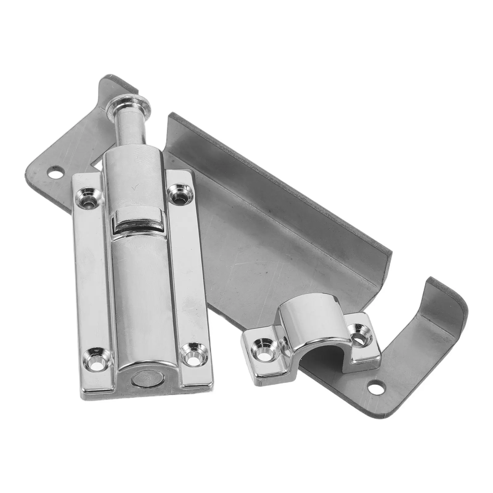 

Замок-фиксатор для раздвижных дверей из нержавеющей стали, усиленный, для стеклянных дверей и окон, защита от детей и животных, крепление