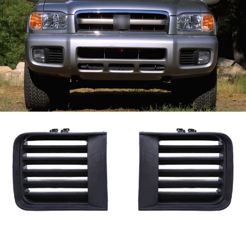 ABS Car Grille 62257-2W100 62256-2W100 Replaement For Nissan  Pathfinder R50 1999-2004 fog light cover bazel shade blade