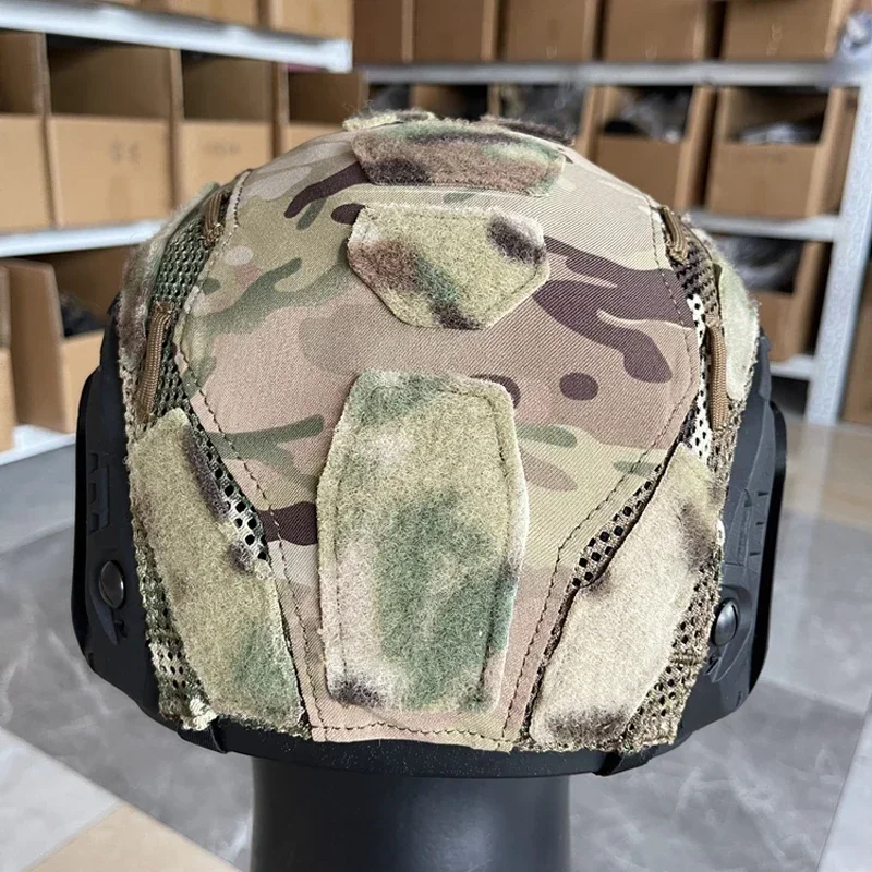 Airsoft Helmet Cover Tactical FAST/OPS-CORE/SF Helmet Cover Skin Gear Paintball Wargame Helmet Multicam Protective Cover