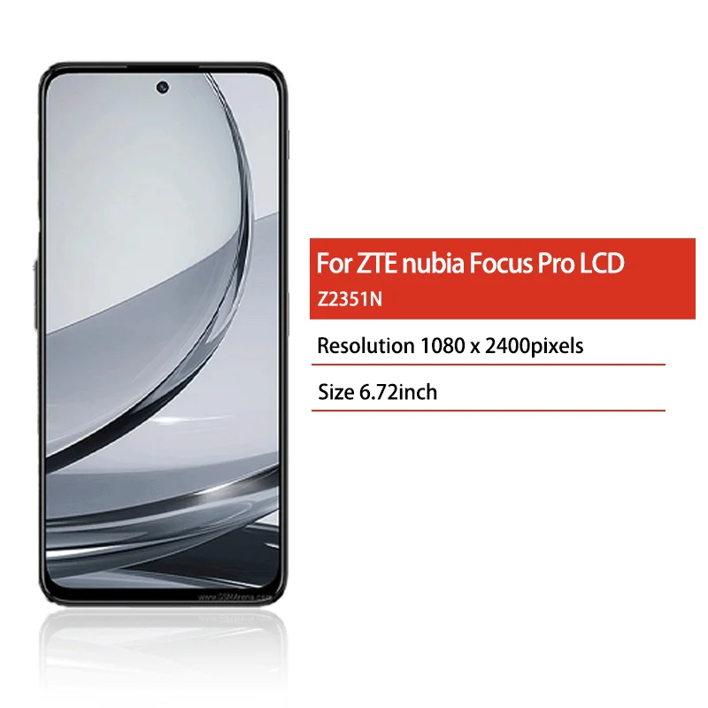 6.72“”AAA Quality For ZTE nubia Focus Pro 5G LCD Display Screen