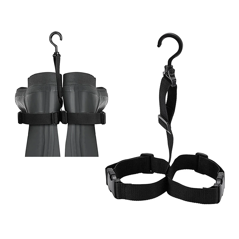 Fishing Wader Boots Hanger Rain Shoes Hanger Strap Belt Drying Rack Storage Winter Fishing Accessories Adjustable Strap