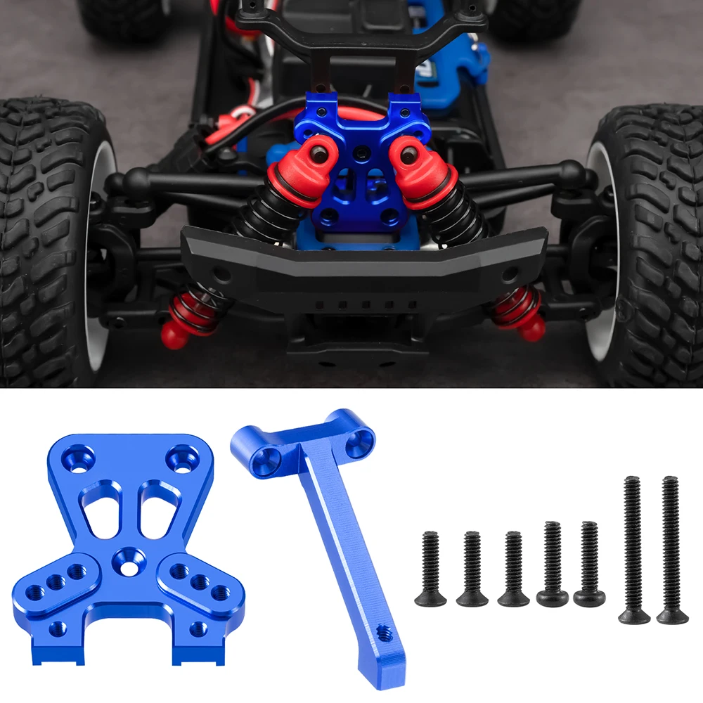 AXSPEED Aluminum Alloy Hex Adapters / Centra Drive Shaft / Front Rear Shock Mount for 1/18 Traxxas Latrax Teton RC Car Parts
