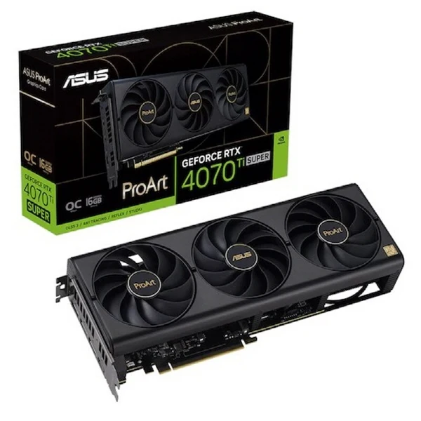 ASUS ProArt GeForce RTX 4070 Ti SUPER O16G OC D6X16GB INTEC