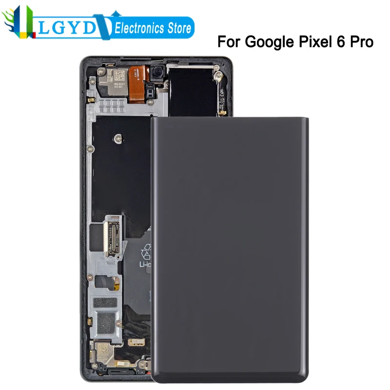 

Rear Cover For Google Pixel 6 Pro Phone Battery Back Cover Replacement Part with Logo