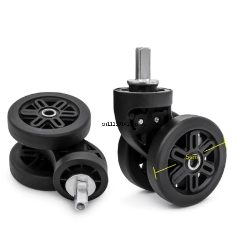 3841 Luggage Replacement Double Wheels, Durable Spinner Caster Spare Parts for Travel Trolley Suitcase Repair