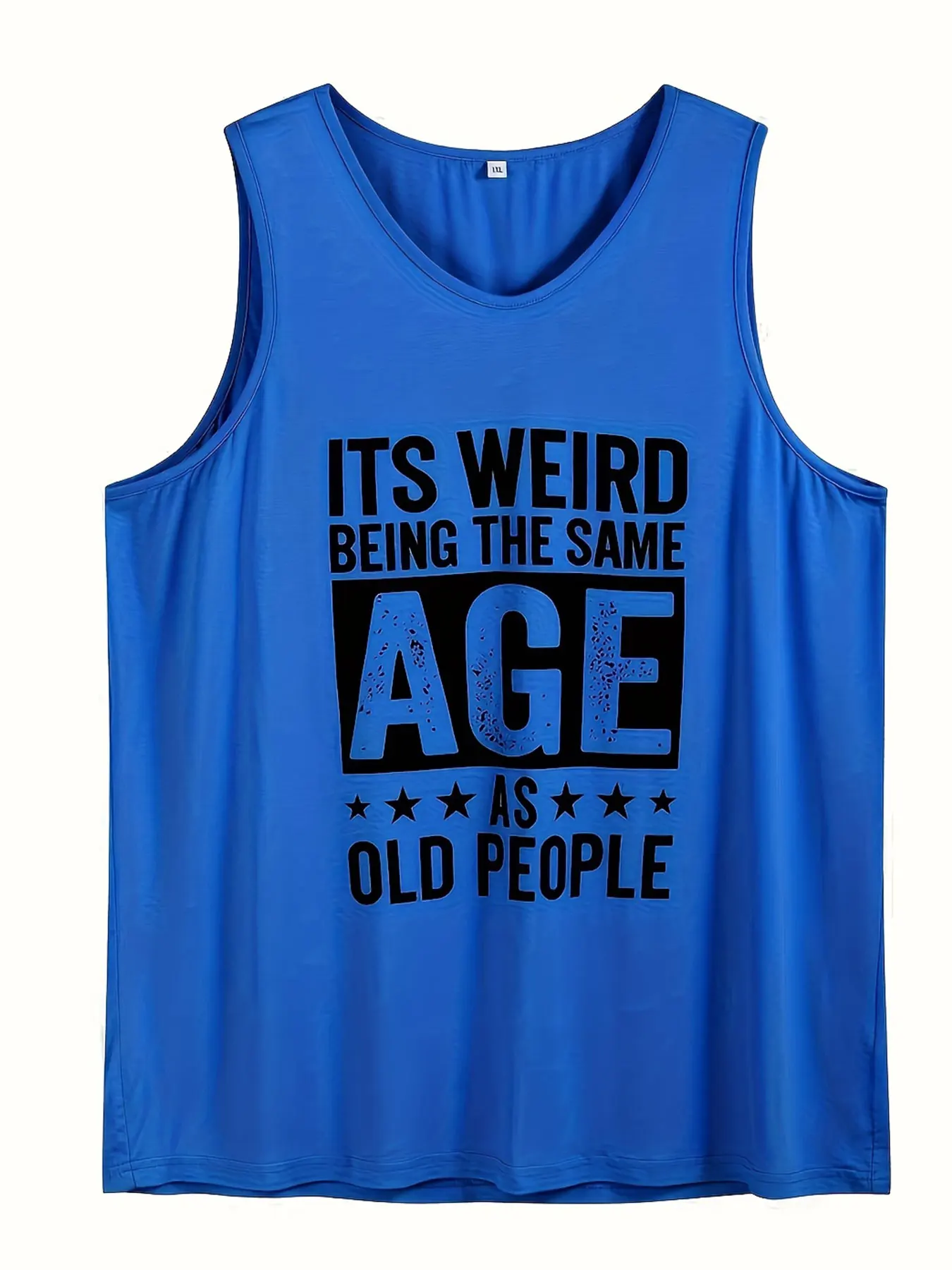 Colete feminino oversized tecido cor sólida verão carta impressa