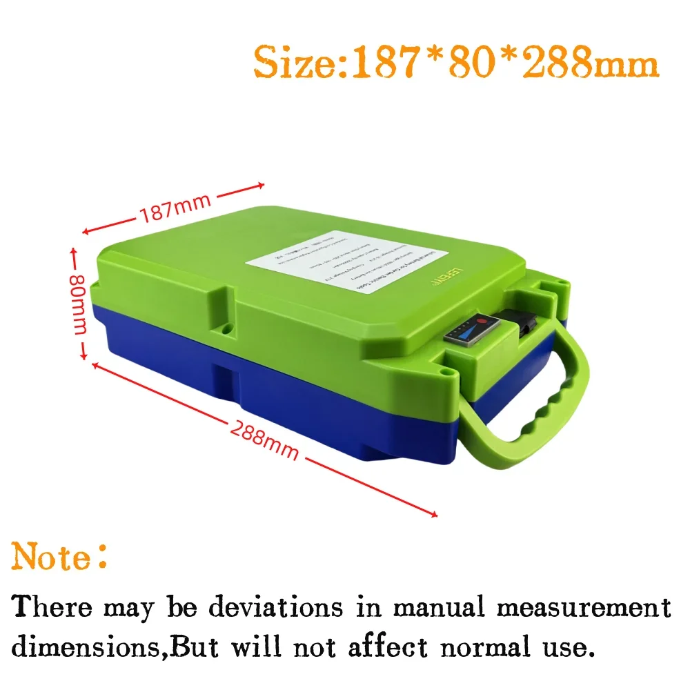 ชุดแบตเตอรี่โทรศัพท์ลิเธียม18650 18V ~ 21V 50000MAH สำหรับ Makita/worx/dayi เครื่องตัดหญ้าไฟฟ้าเครื่องป้องกันความเสี่ยงเครื่องเก็บชาเป็นต้น