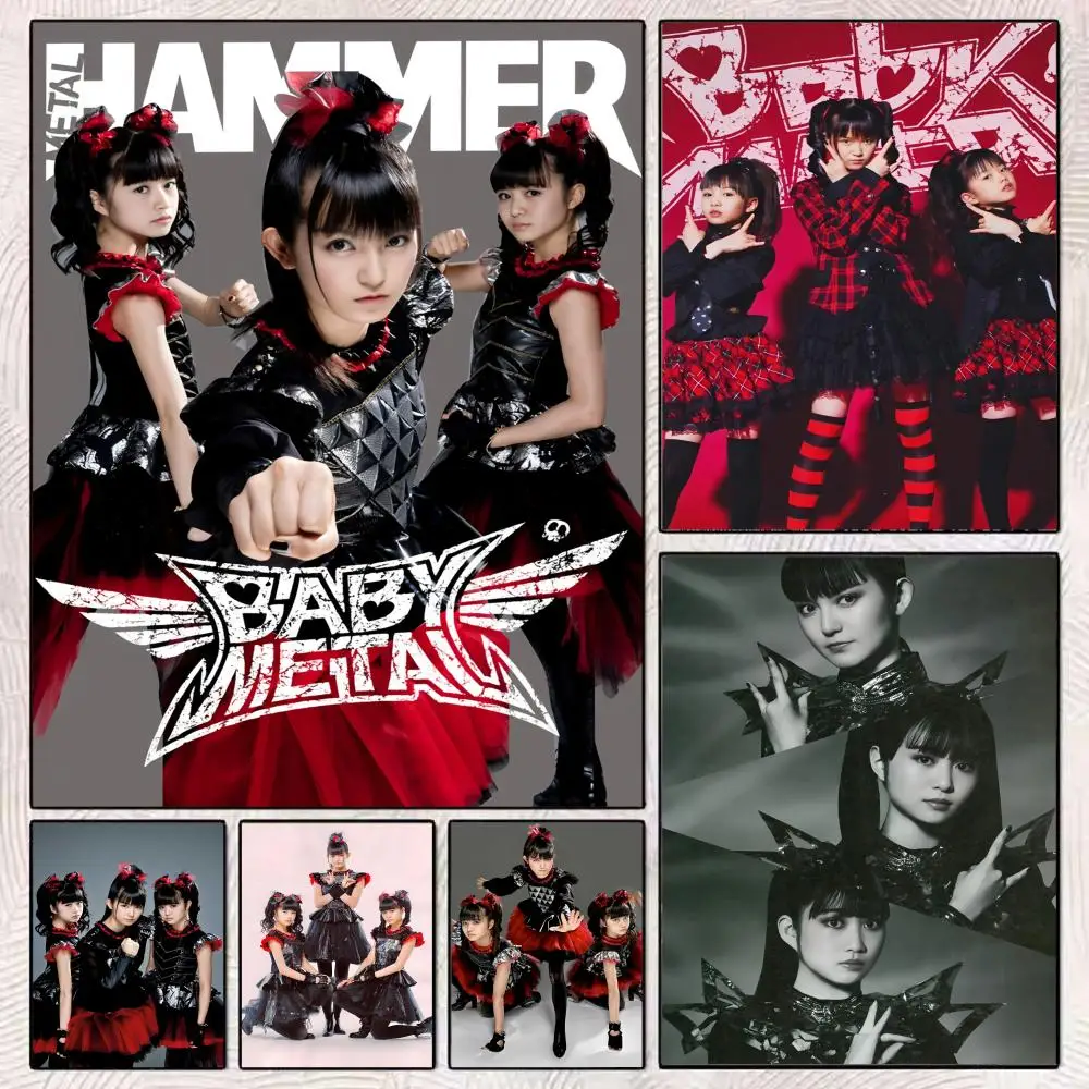 Music Star B-Babymetal Pop Group Poster Holiday Gifts Designed For Home Restaurant Office Space Wall Art