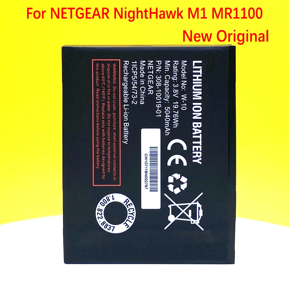 In stock 5040mAh W-10 Battery For NETGEAR NightHawk M1 MR1100 Latest Production High Quality Battery+Tracking Number