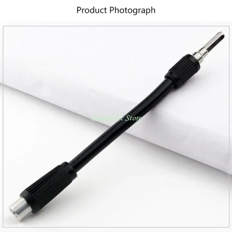 X90F Drill Driver Bit Extension 130 mm for Cabinet Access, Narrow Repair Reach, and Angled Screw Fastening in Small Areas