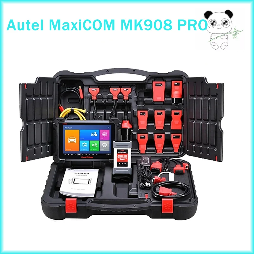 

New Autel MaxiCOM MK908 PRO Automotive Diagnostic Tablet with J2534 ECU Programming Multi-Language MK908