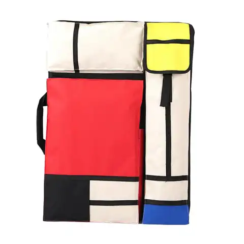 4K Canvas Portfolio Bag Waterproof Art Case Painting Paper Holder Art Portfolio Case Carrying Bag Waterproof