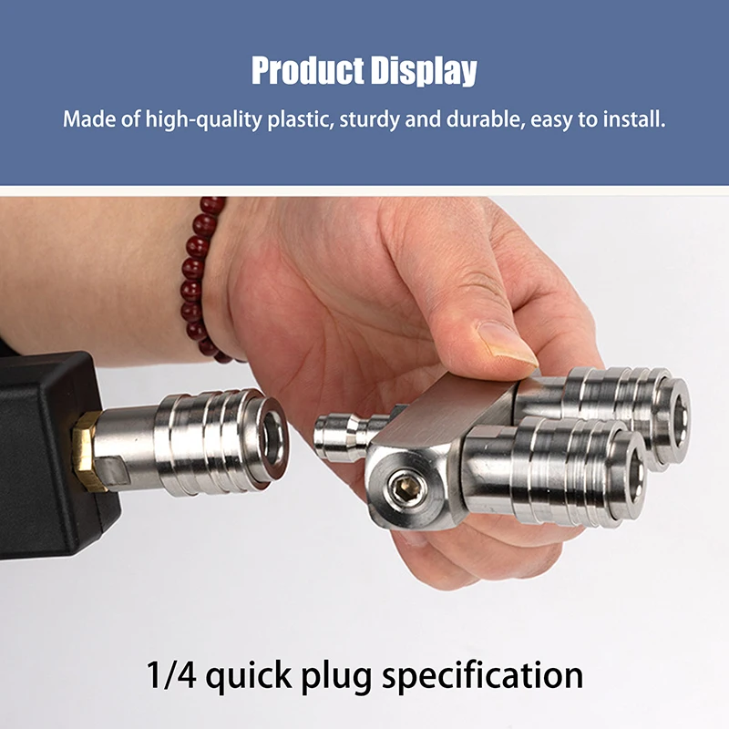 【B】Dual Car Nozzle Adapter Rod Quick Connect Double Spray Fitting Rotating Nozzles Auto High Pressure Washer Cleaning Tools