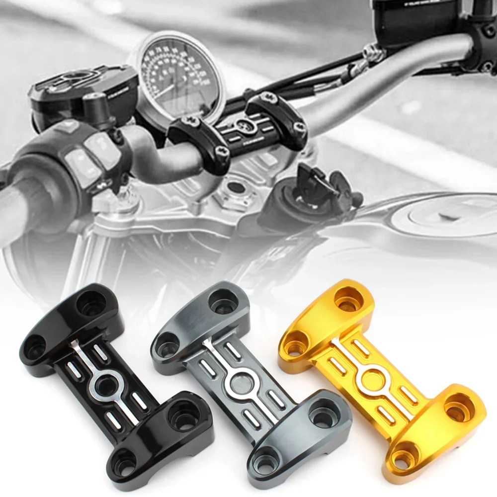 

Motorcycle Accessories CNC Handlebar Risers Top Cover Clamp For BMW R NINE T R NINET R9T R 9 T 9T Pure Scrambler 2014-2020
