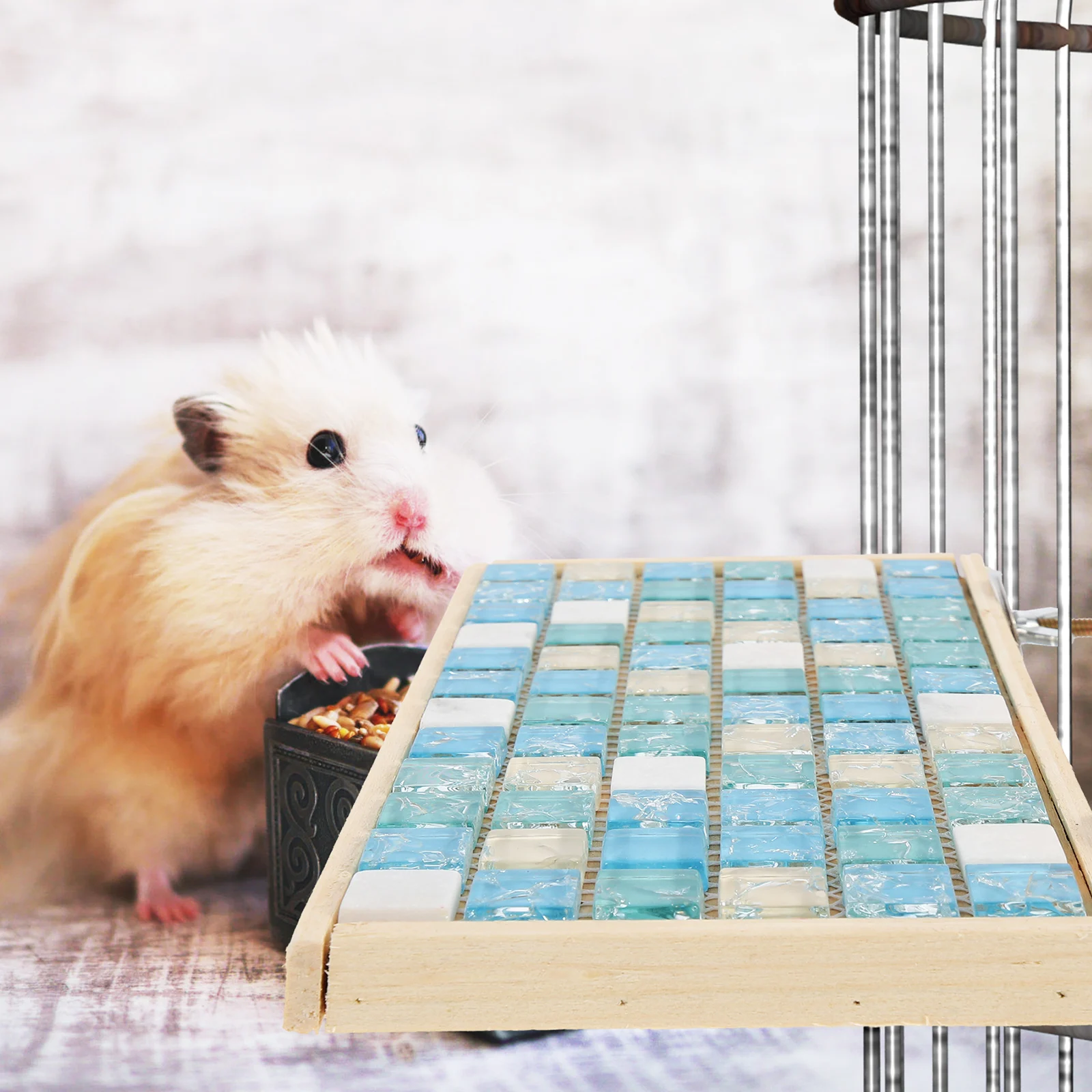 

Hamster Cooling Cushion Quartz Plate Pad Durable Pet Summer Supply Easy Clean Cooling Mat Quartz Plate Pad Pet Summer Supply