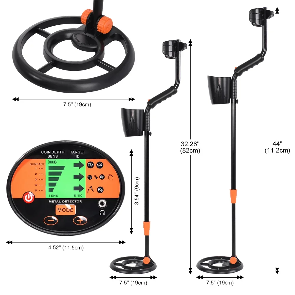 Gold Detector Underground Finder MD-3060 High Sensitivity Metal Detector Machine treasure hunting detector de metales