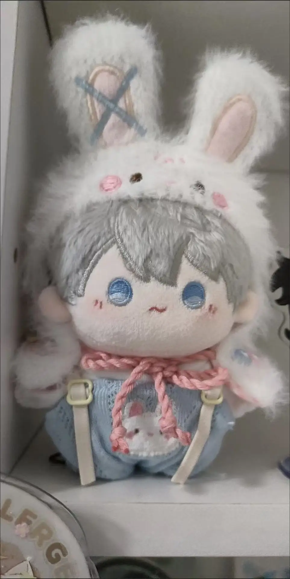 10cm Baby Clothes Cotton Doll Kawaii Rabbit Hat Suit Series Baby Clothes Cute Dolls Change For Non-Attribute Universal