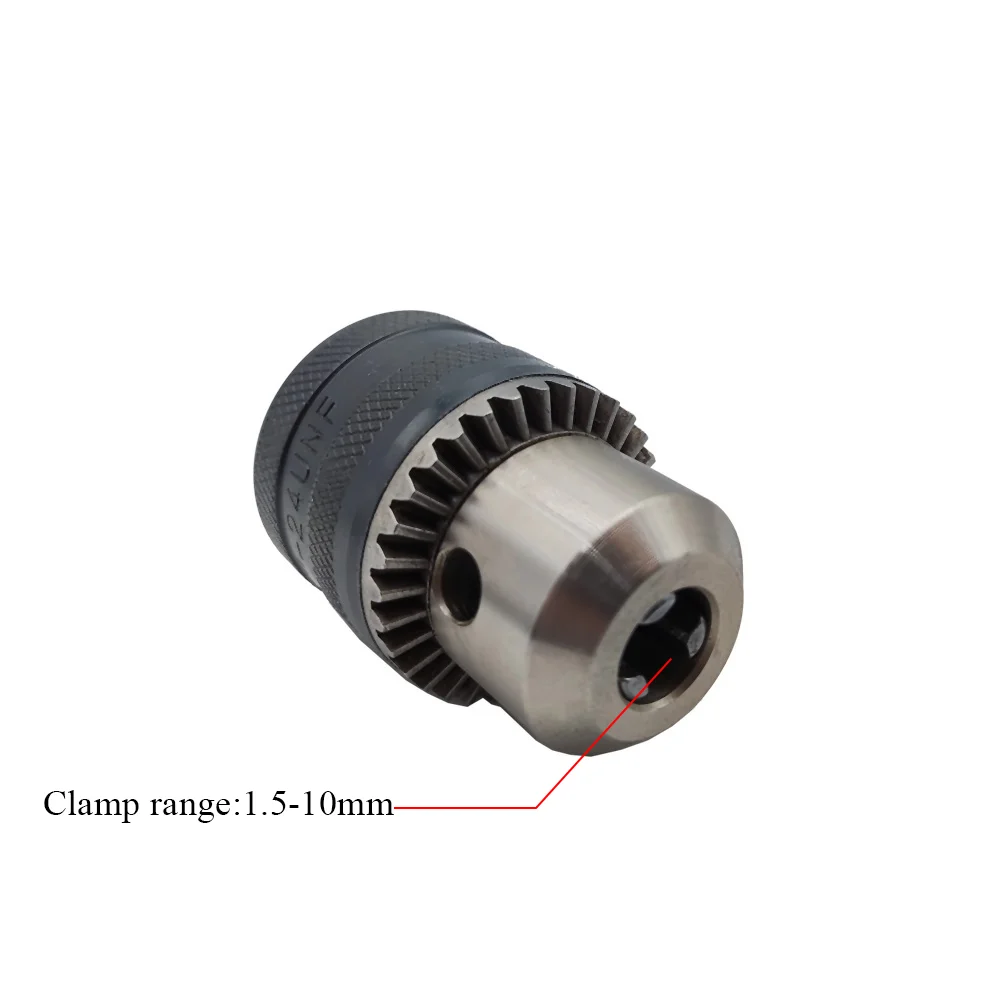 1.5-10mm Precise Drill Chuck Converter 3/8\'\'-24UNF Thread Quick Change Adapter SDS-Plus Shank 1/4\