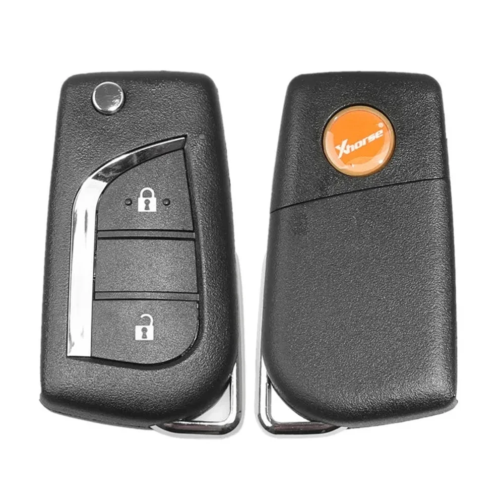 Xhorse XKTO01EN 2 pulsanti Flip Remote Xhorse VVDI Remote Wire Remote Key per VVDI Key Tool versione globale stile F