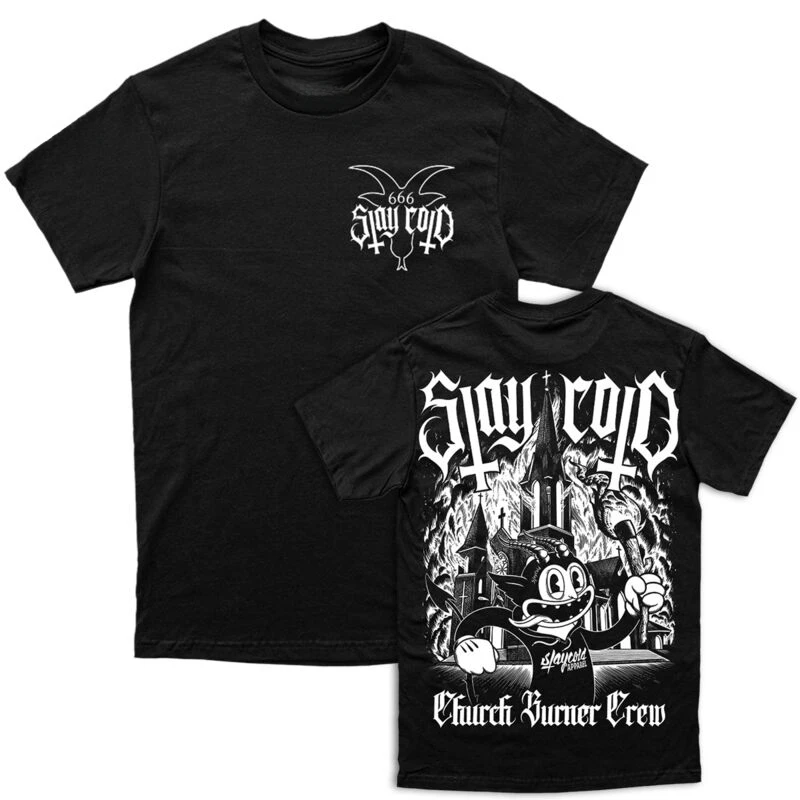Strangled Stay Cold Tattoo Art T-Shirt Cotton Graphic Tee Men Women Summer Streetwear