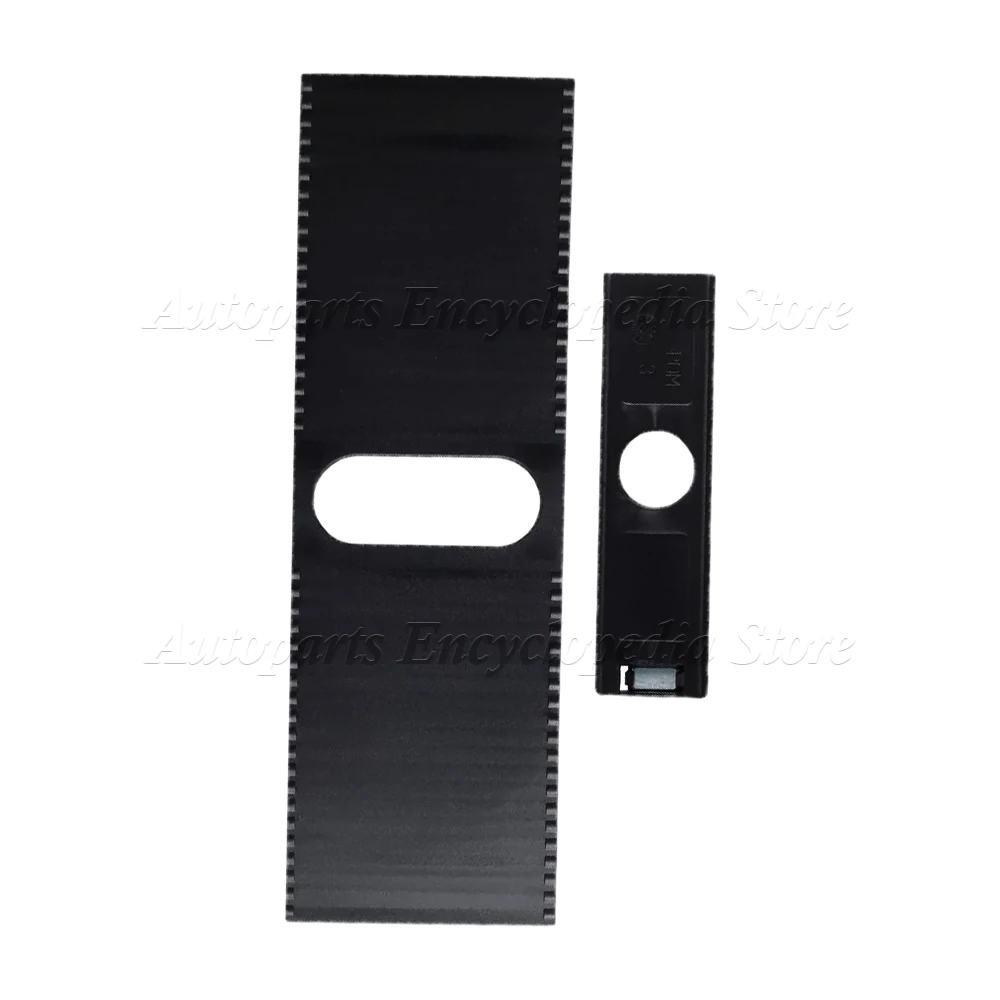 Gear Shift Console Blank Cover Replacement For Volvo C30 C70 S40 V50 – Fits 8699465, Black TPE/POM