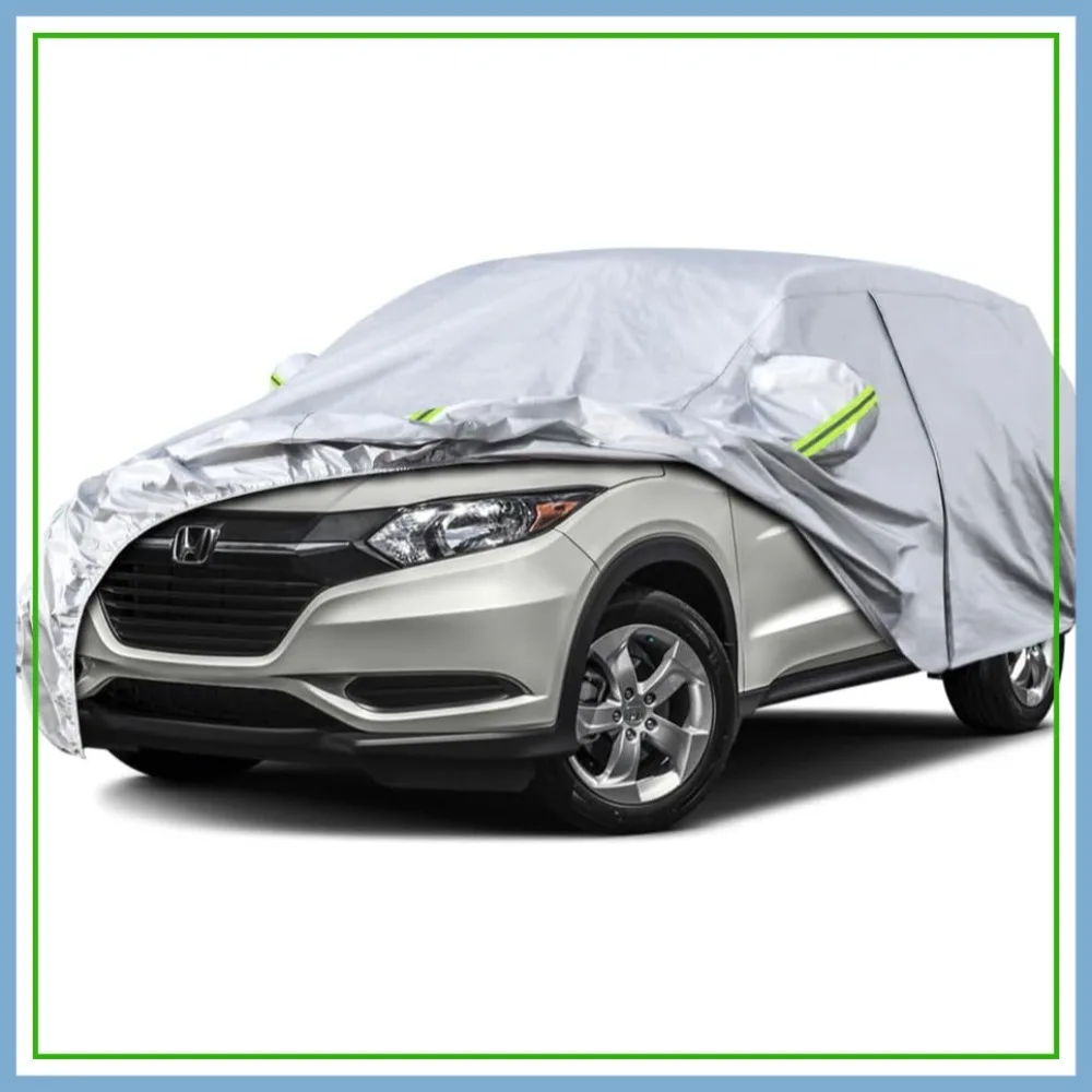 

SUV Car Cover Custom Fit Honda HRV 1998-2025 Waterproof All Weather with Zipper Door Sun Rain Snow Dust Protection