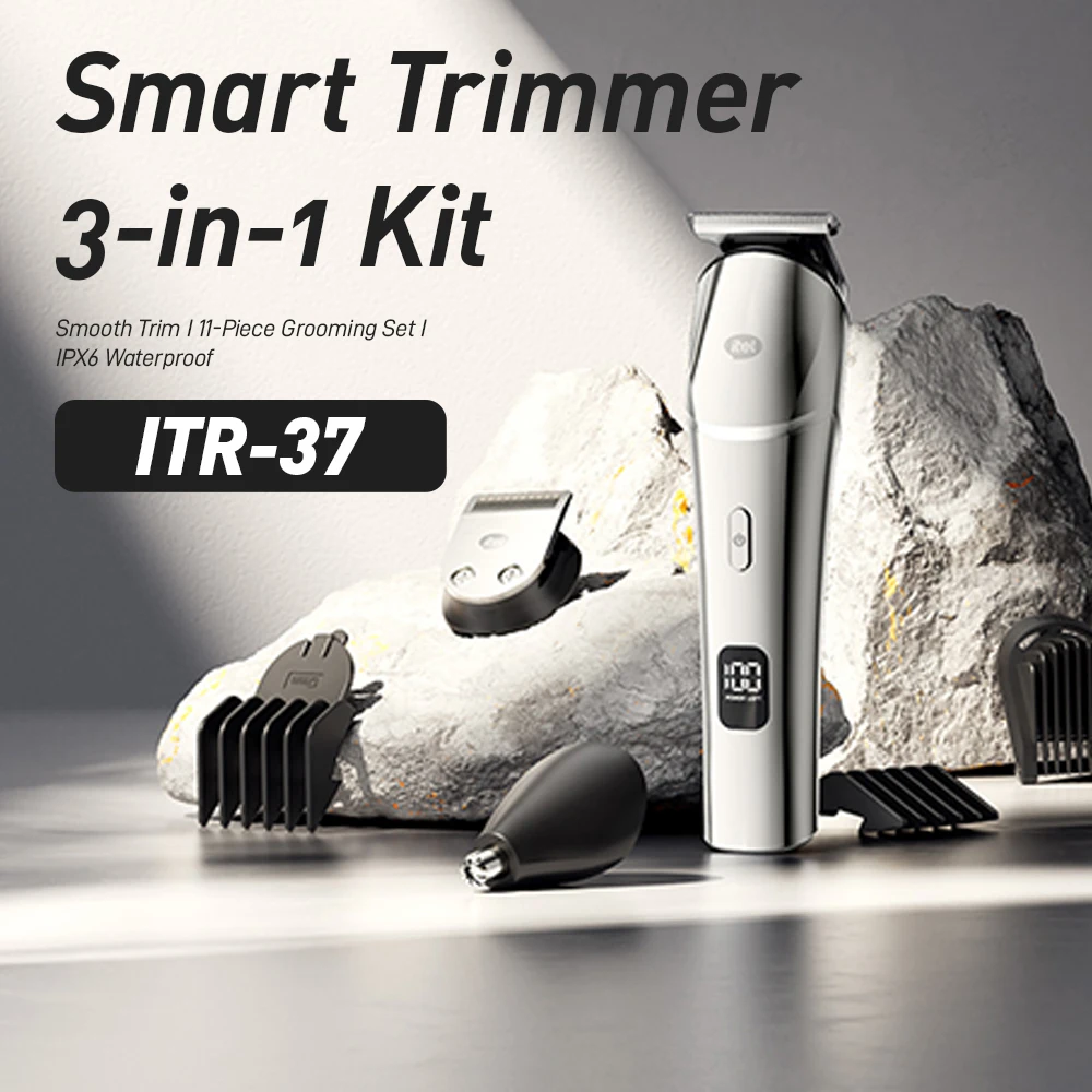 Itel Itr-37 Upgraded Hair Trimmer with Powerful Motor and Precision Blade for Men's Hair Cutting