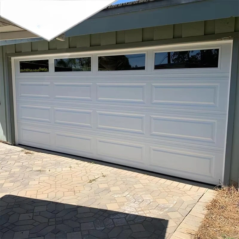 Custom sizes High Quality Contemporary Galvanized Steel Garage Door With Finger Protection
